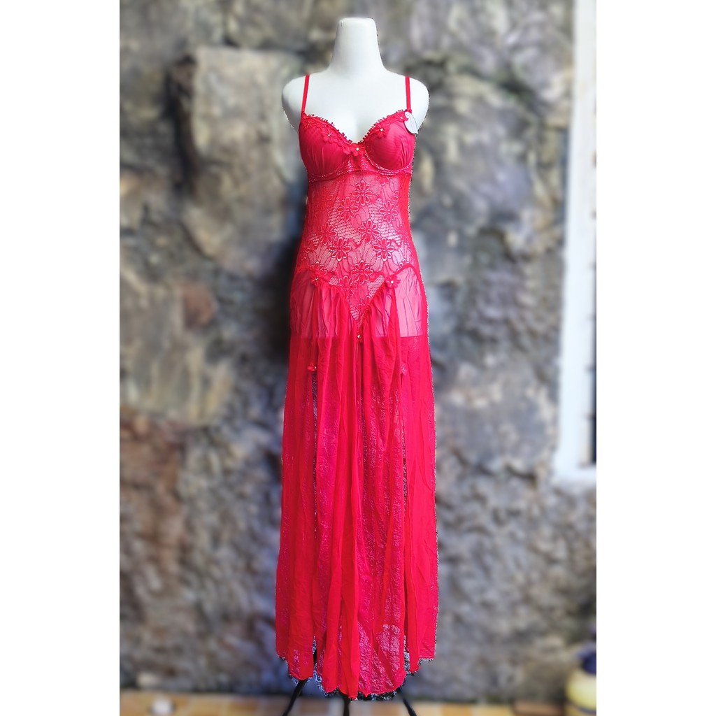 Baju Lingerie Longdress Panjang Transparan  LD2713