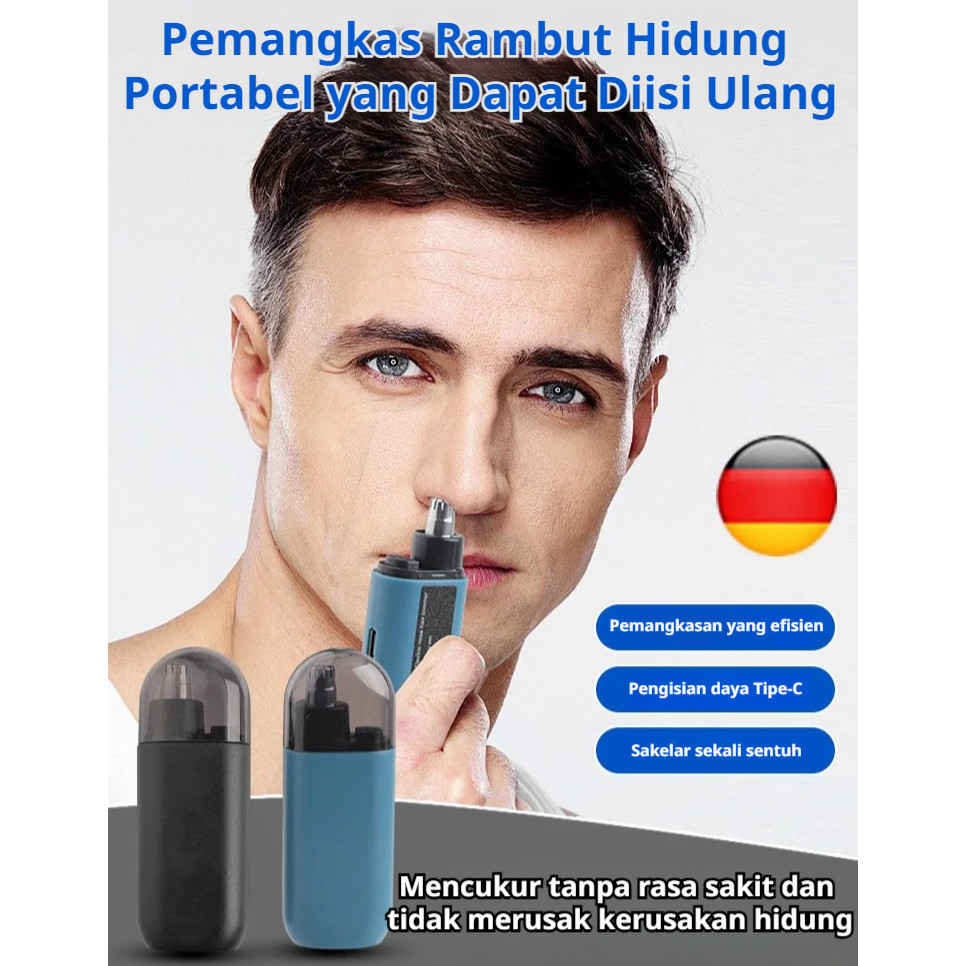 ⭐COD+24H Pengiriman Cepat⭐alat Pencukur Bulu Hidung Elektrik /alat Pembersih Bulu Hidung/Pemangkas B