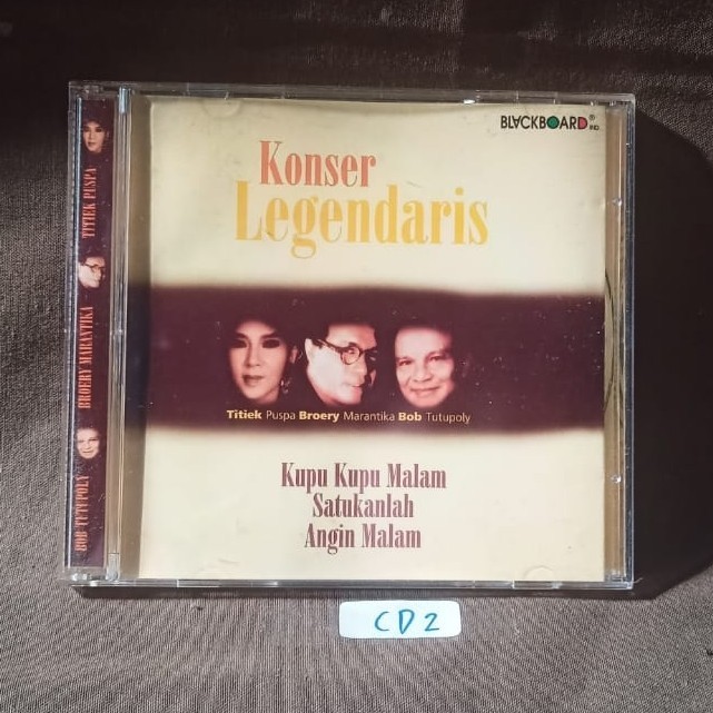 CD - Konser Legendaris - Kupu Kupu Malam, Satukanlah, Angin Malam