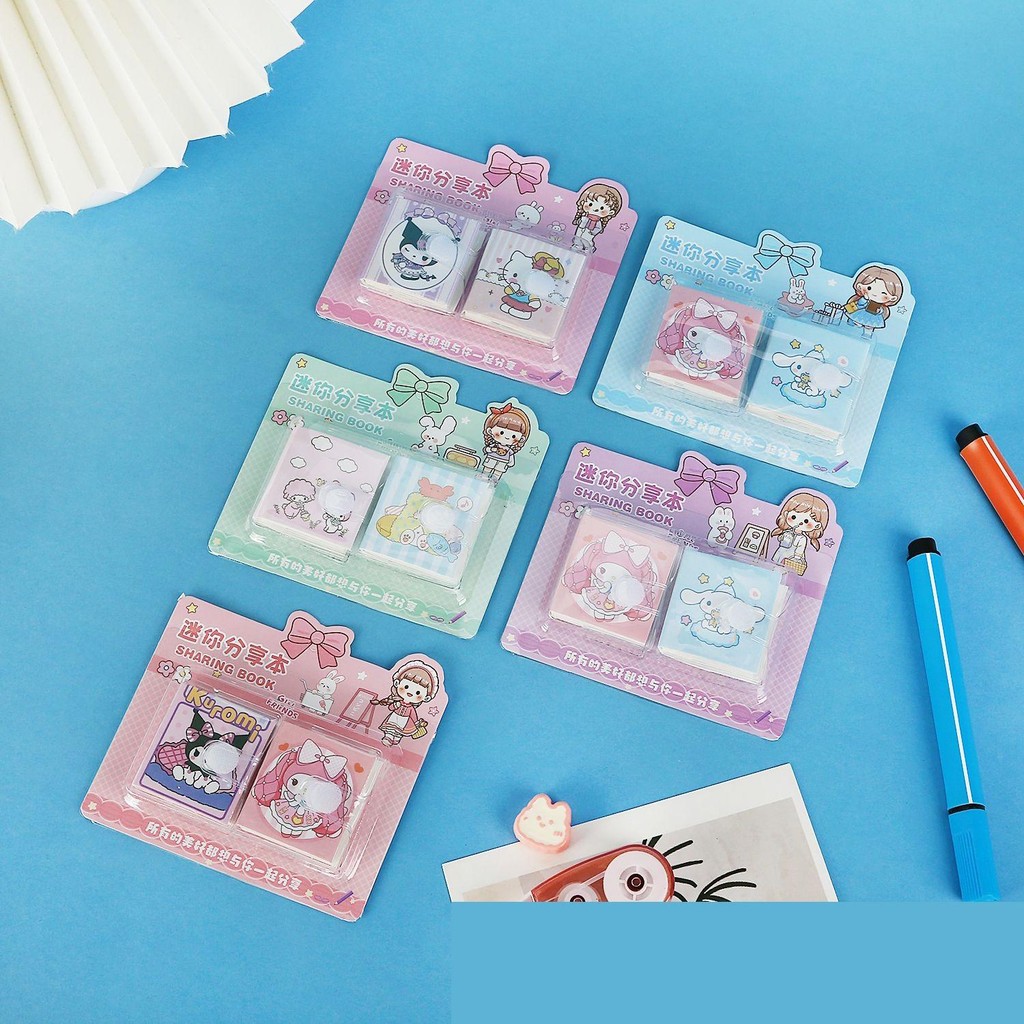 

[LOGU] Notebook Mini 2 Motif Lucu Unik - Cocok untuk Catatan dan Coretan - Stationery, Paper