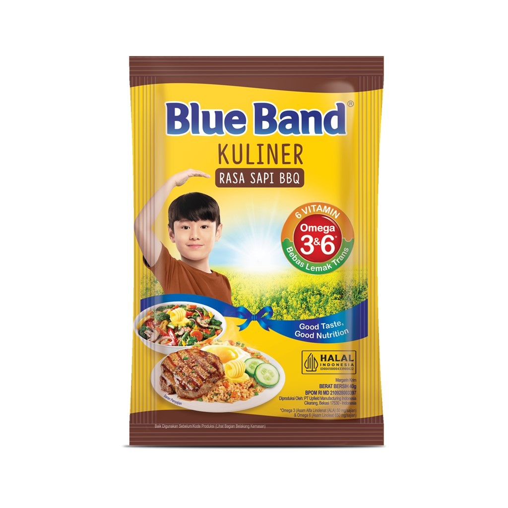 

Blue Band Kuliner Sapi BBQ 40G Non-Susu Nutrisi Penting