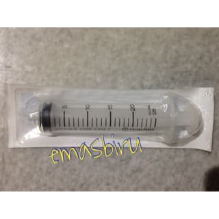 syringe / spuit 20ml-25ml / 20cc / tanpa jarum / steril