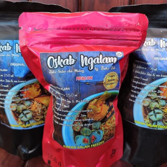 

Bakso instan Mercon (khas Malang)