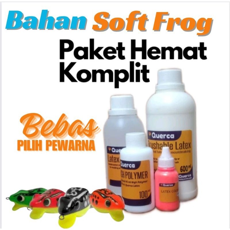 Querca Latex Paket Soft Frog Hemat Komplit