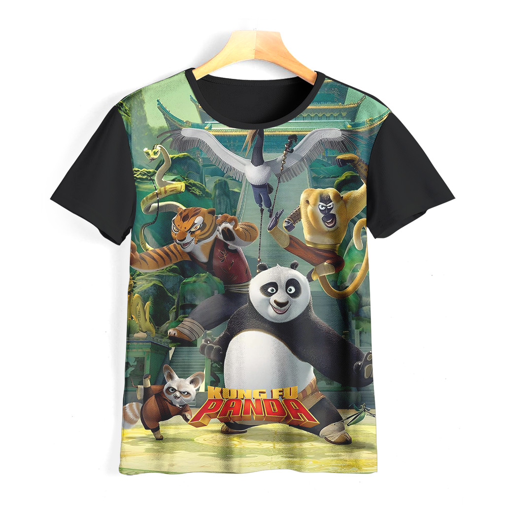Kaos Kung Fu Panda Keren dan Adem | Kaos Kung Fu Panda Anak | KFP0009