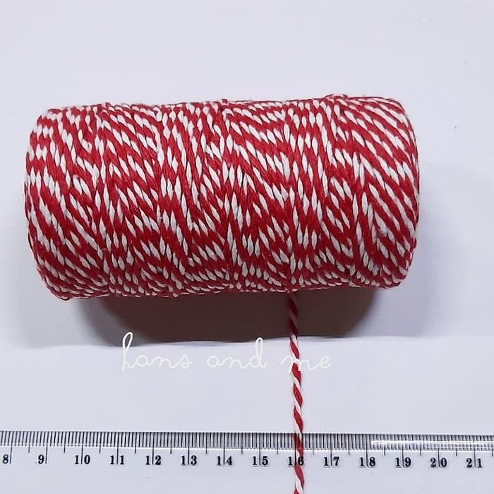 Tali Merah Putih Souvenir Toples (per meter)