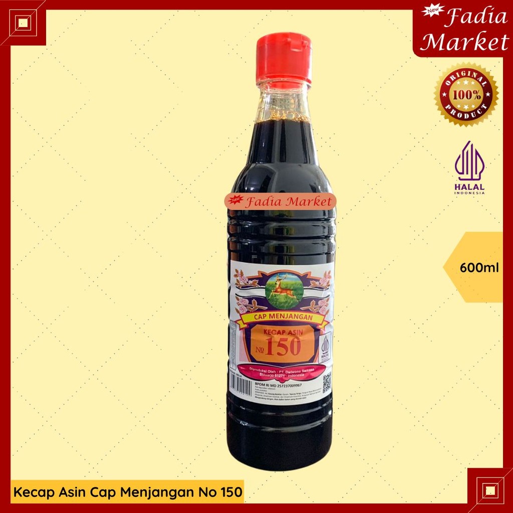 

Kecap Asin Cap Menjangan 150 600ml