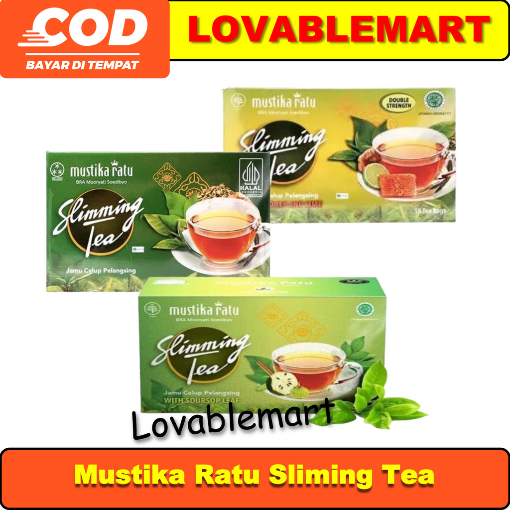 

Mustika Ratu Slimming Tea 15 - 30 Bag - teh diet dan detox - Honey Lime - Sirsak |
