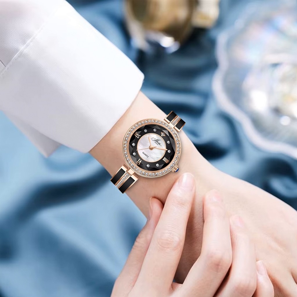 Jam Tangan Wanita Jhon Marie 2302 Rantai Stainless Steel Original LIVE