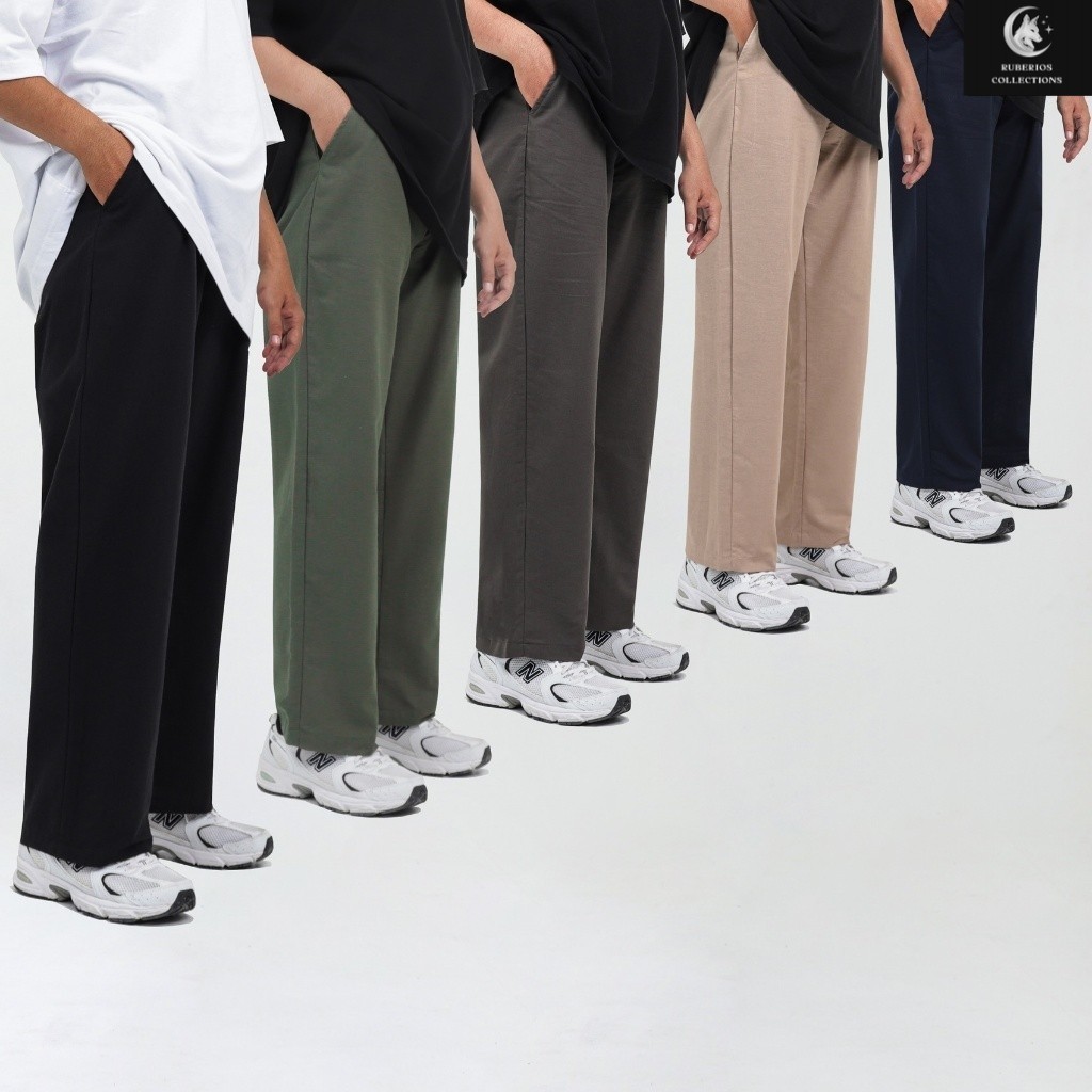 TIMEBOMB | Celana Panjang Pria Linen Relax Pants | Celana Linen