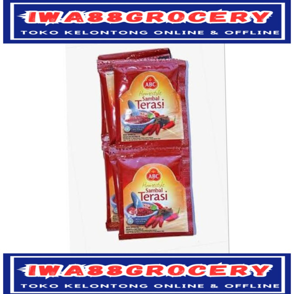 

ABC sambal terasi kemasan sachet 1 renceng