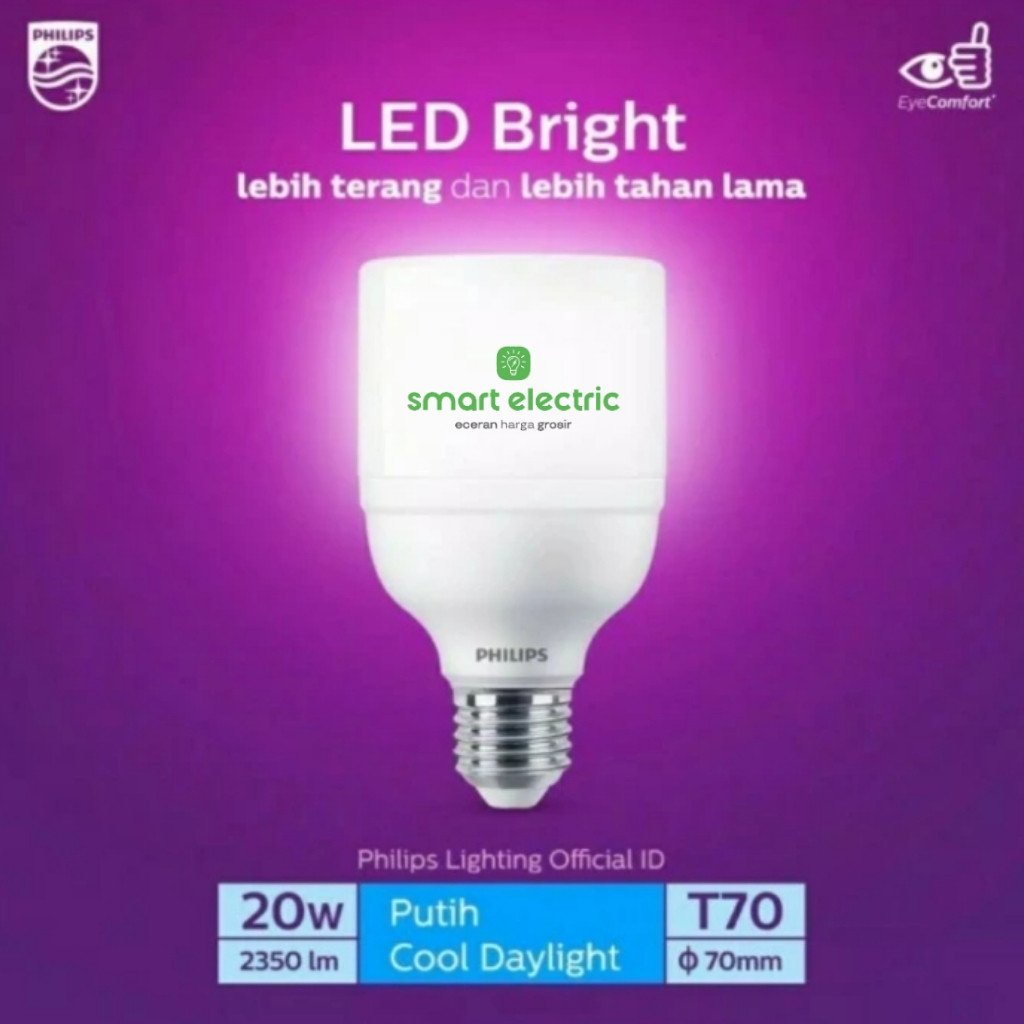 Philips My Care LED Bright 20 Watt Lampu Terang Bohlam Bagus Murah