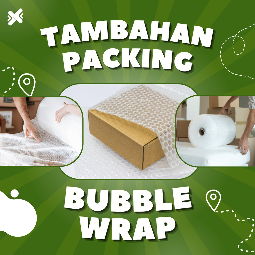 

Bubble - BUBBLE WARP untuk tambahan packing barang agar lebih aman