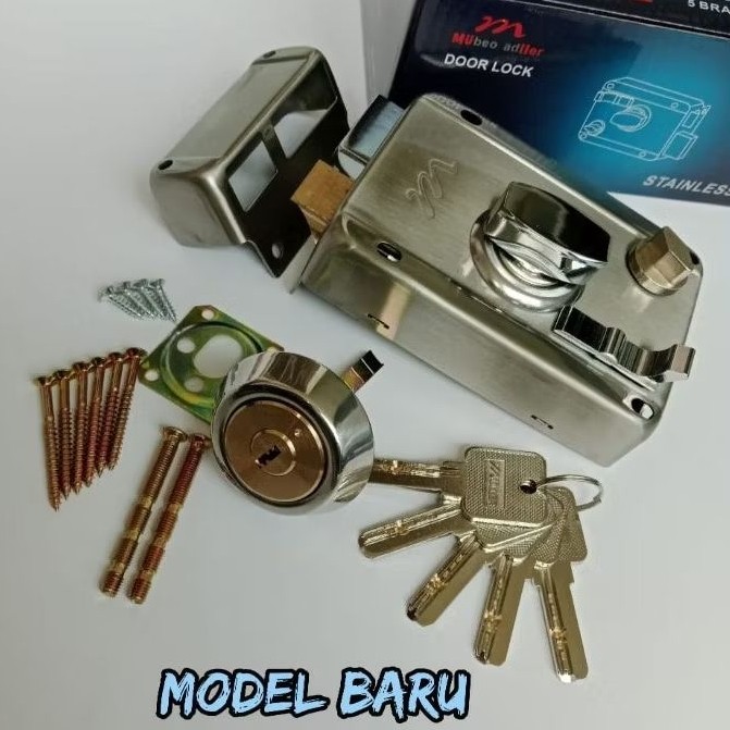 Kunci Pintu Otomatis Muller Stainless Steel ML 853 SS TERLARIS