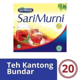 

SARIWANGI TEH KANTONG BUNDAR 8 KOTAK ISI 20 PCS / SARIMURNI TEH SARI WANGI - WC64