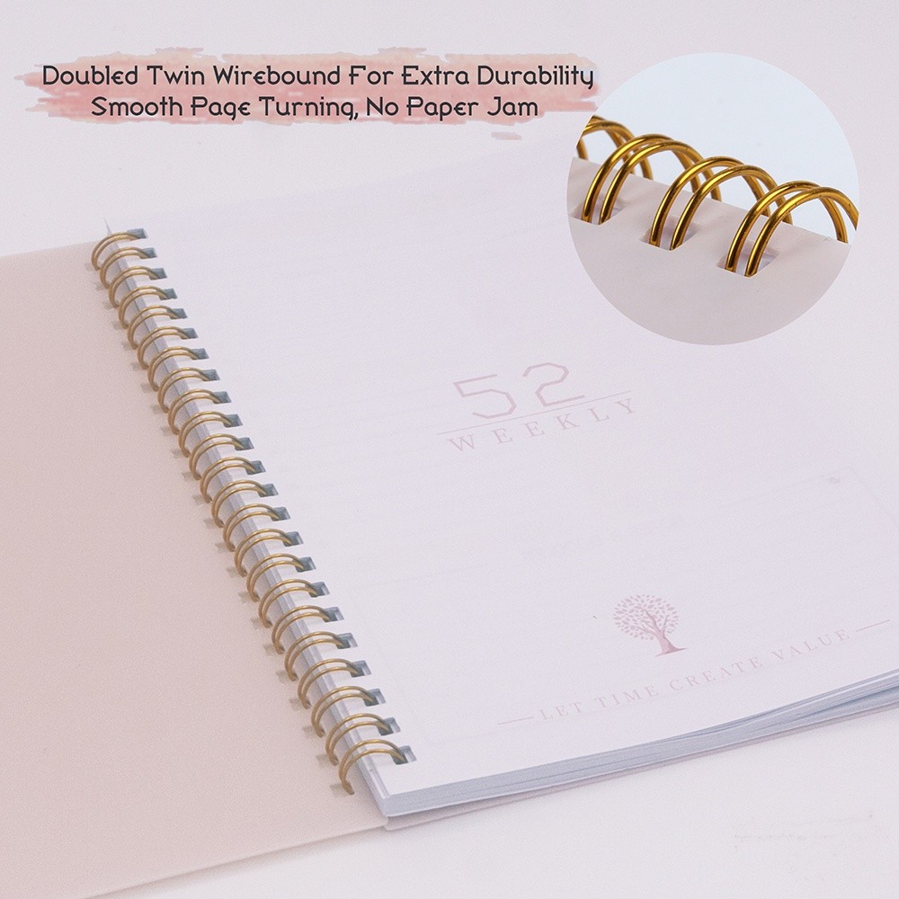 

2025 A5 weekly planner paper letter diary for school goal planner stationery organizer