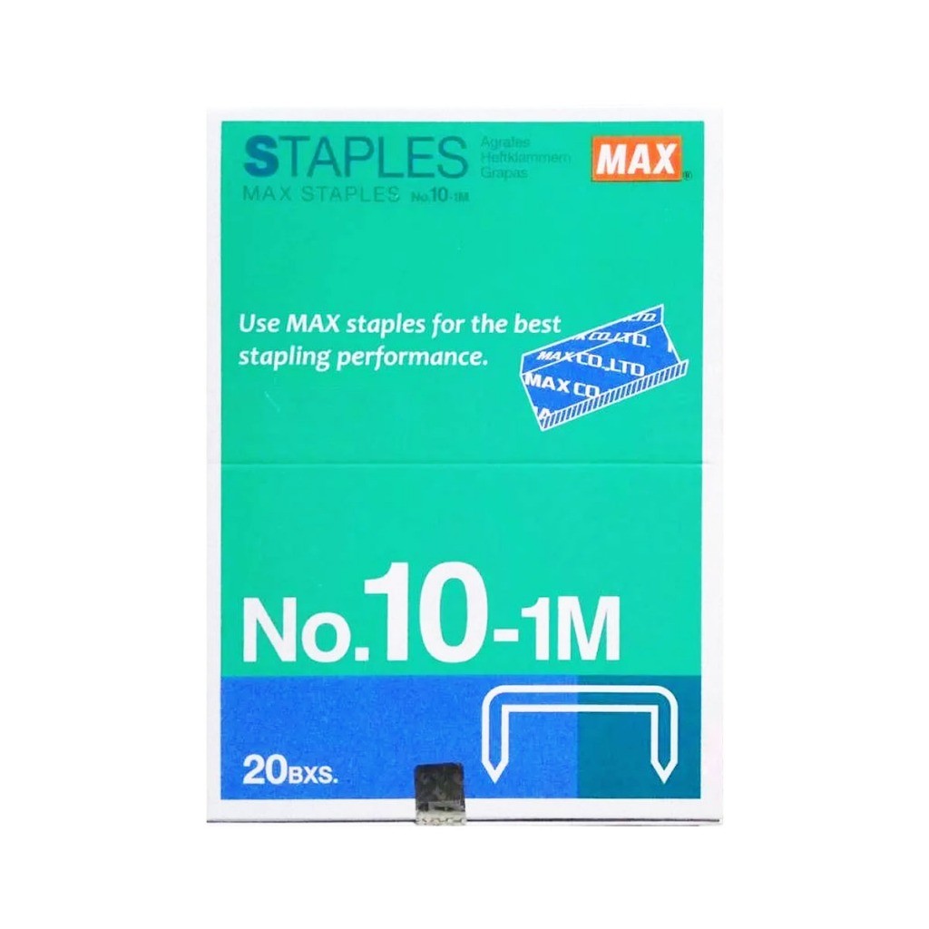 

Max No.10 Refill Stapler HD-10 Reffil Staples Kecil Isi Staples Kecil