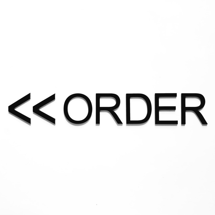 

RZ99 Sign Huruf Timbul AKRILIK - ORDER - Signage Cafe/Resto