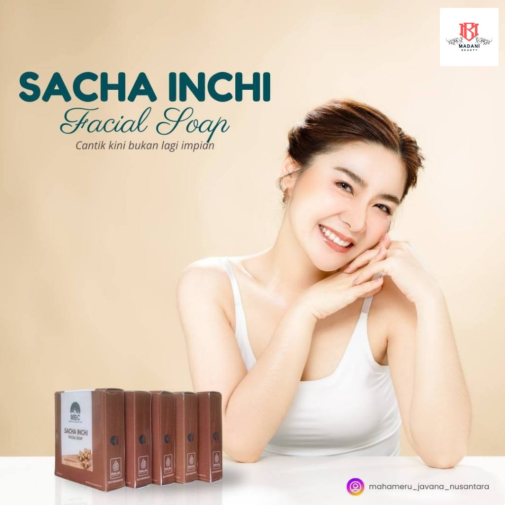 Sabun Mahameru MBC Sacha Inchi Facial Soap With Collagen & Bird Nest 1 pcs @20g