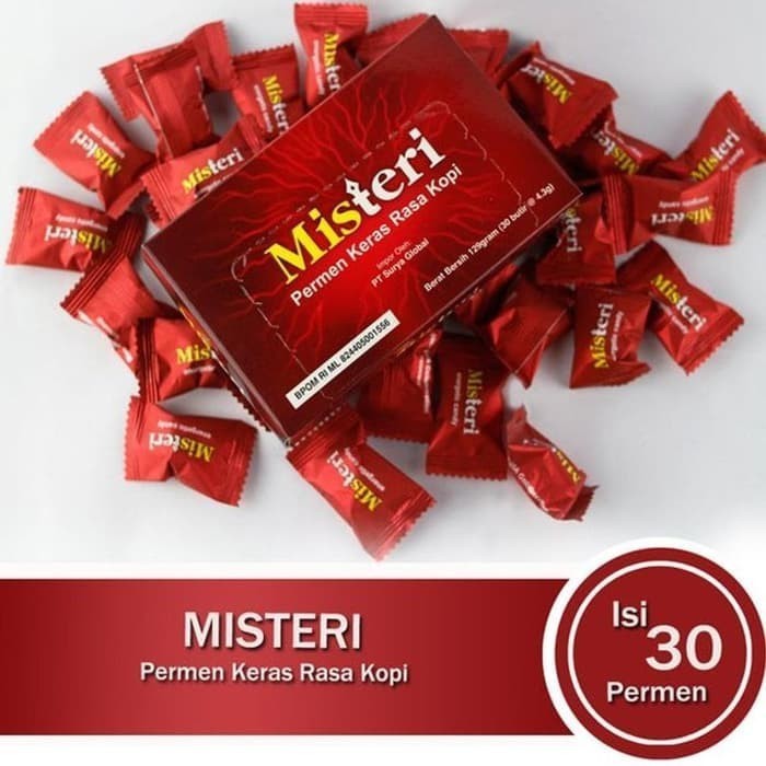 hot falsh sale  Misteri Candy Permen Stamina Vitalitas Pria Dewasa 1 Pcs