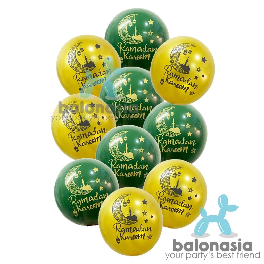 Balon Latex Ramadan / Idul Fitri