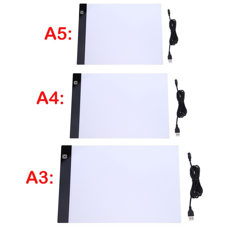 

A5/A4/A3 LED Light Pad for diamond painting Artcraft Tracing Light Box Digital Tablets Painting writing Drawing Tablet
