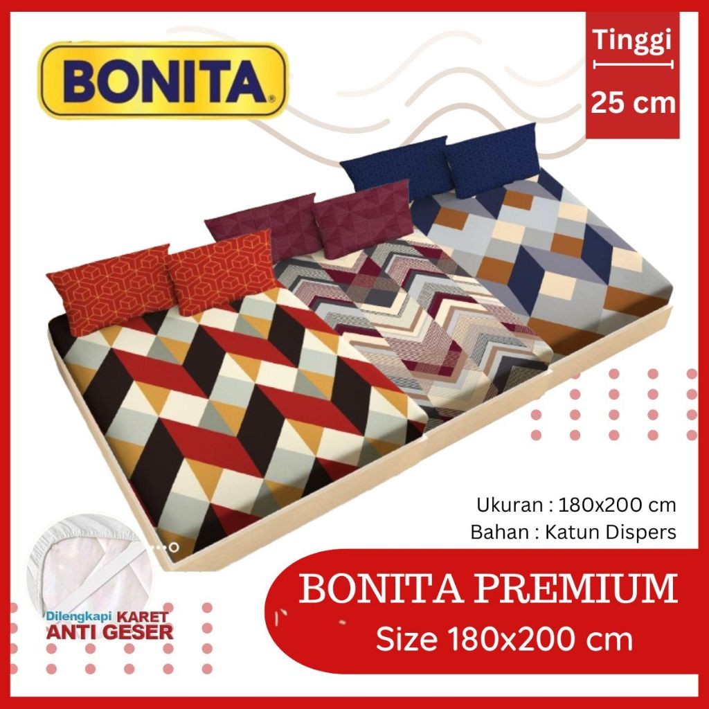 RC Sprei Bonita Elegant Premium SIze 180x200cm