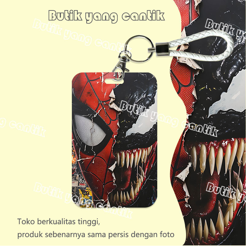 

ID CARD HOLDER, Tempat Kartu Spiderman/Venom, Cocok untuk Kantor/Sekolah, Kartu Pelajar/Kartu Transportasi, Kartu Akses, KTP, Flazz, Kartu Kredit Elektronik dan Uang Elektronik.