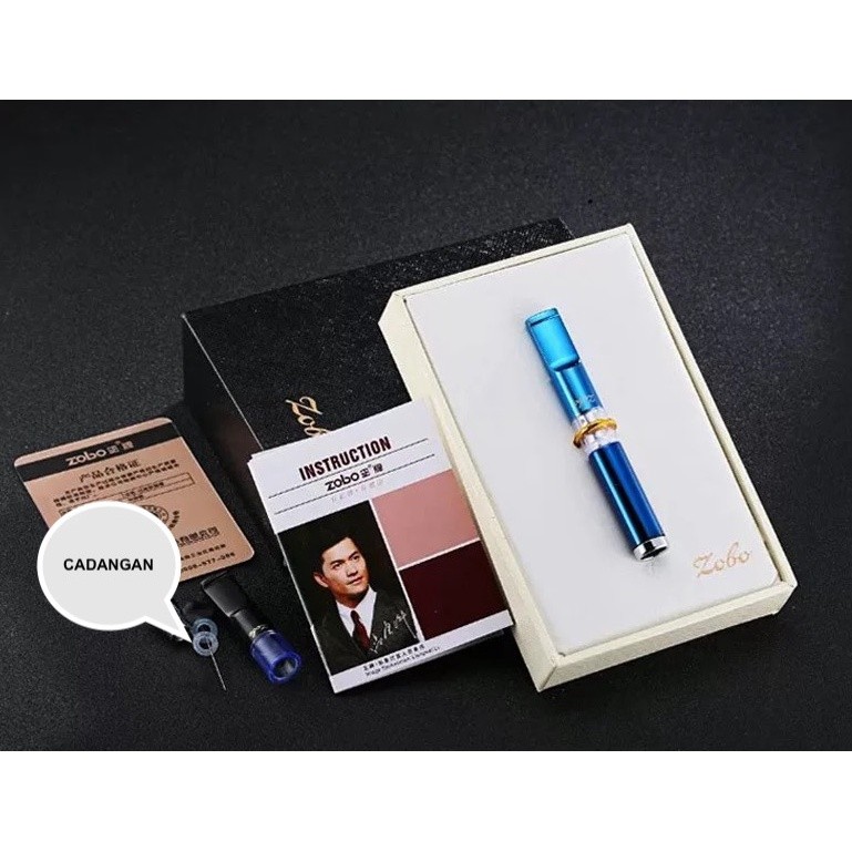 ORIGINAL ZOBO ZOBON ZB331 PIPA DOUBLE FILTER DUAL SARINGAN ASAP PERMANEN BISA SEMUA UKURAN SET DENGA