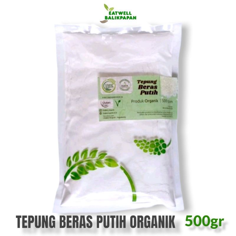 

TEPUNG BERAS PUTIH ORGANIK MPASI 500GR - LINGKAR ORGANIK