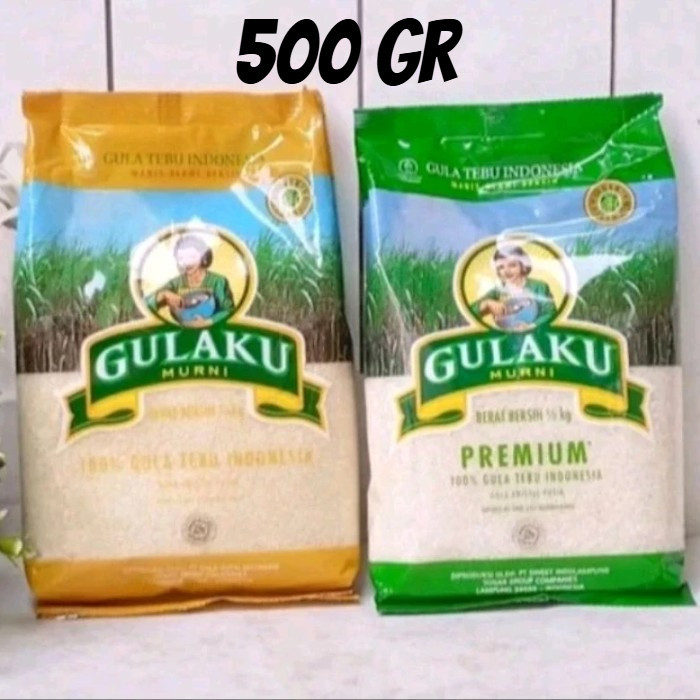 

GULA PASIR TEBU GULAKU Hijau kuning 500 GRAM 500gr