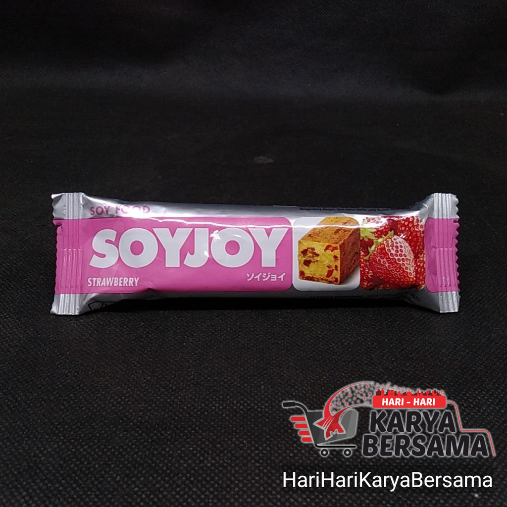 

MAKANAN RINGAN SNACK BAR SOY JOY SOYJOY STRAWBERRY 30GR