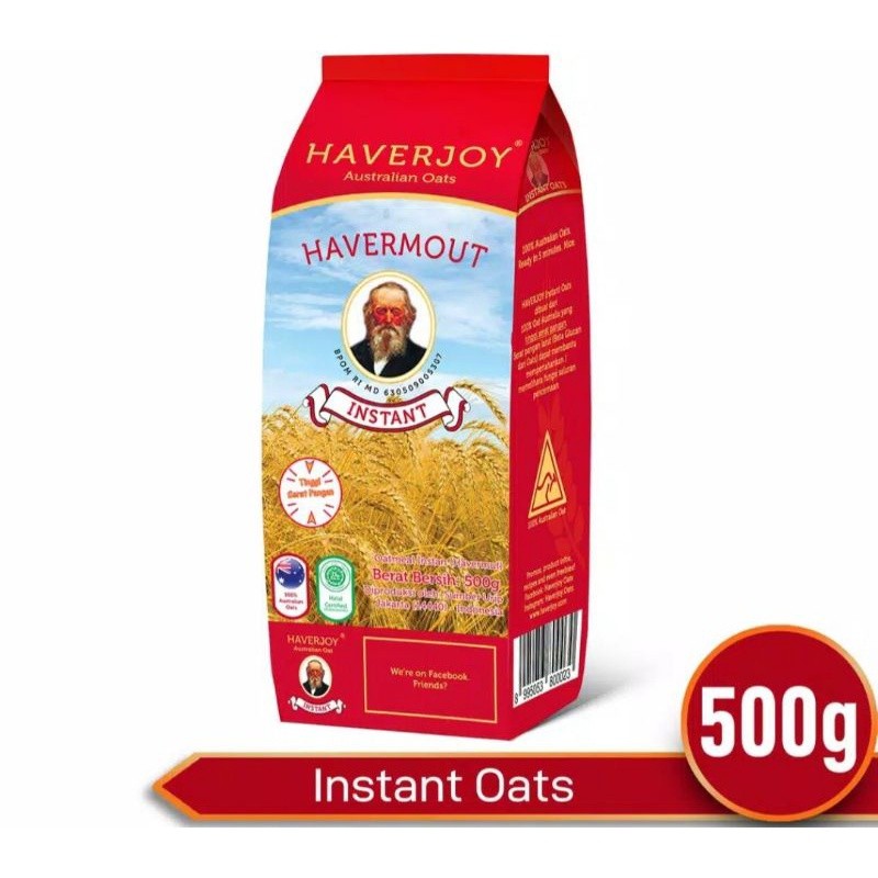 

HAVERJOY INSTANT OAT 500GR - OATMEAL BALIKPAPAN