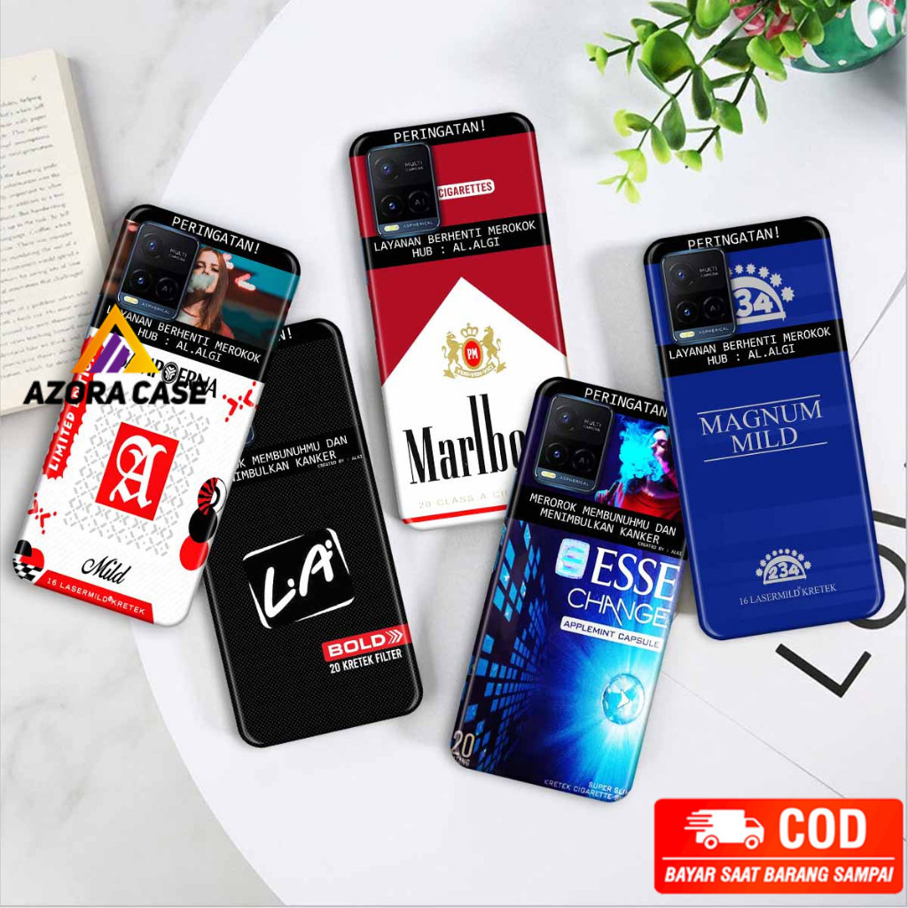Beli Case Oppo A1k Oppo A3s Oppo A5s/A7/A12/A11k Oppo A15/A15s Oppo A16 - Gambar Smoke Rokok Keren -