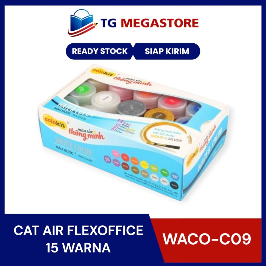 

Cat Air Colokit Flexoffice 15 Warna (WAC0-C09) Berkualitas Tinggi