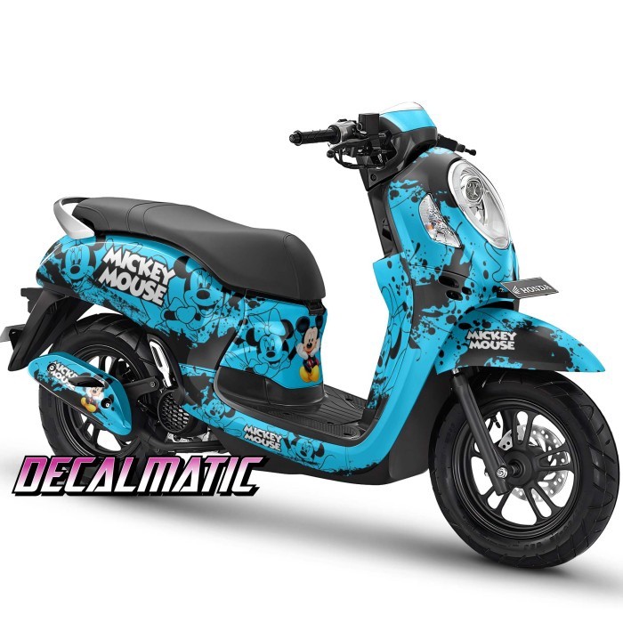 Stiker Full Body + Dashboard Honda Scoopy 2012-20023 Mickey Mouse