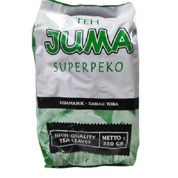 

TEH JUMA SIDAMANIK DANAU TOBA SUPERPEKO TEH HITAM ASLI 100% KEMASAN 250 GR