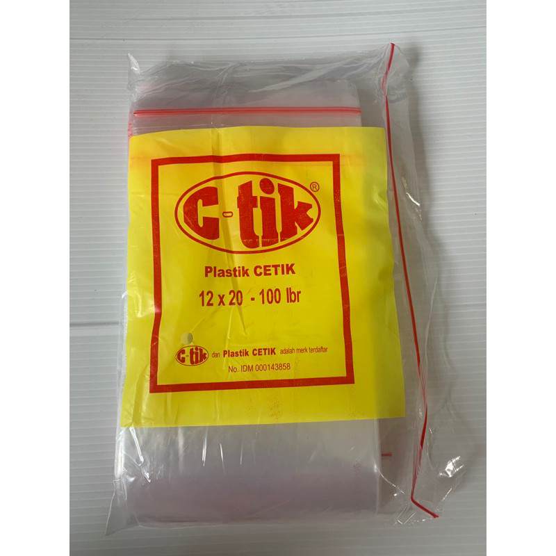 CXL - Plastik Klip 12x20 merk C-tik