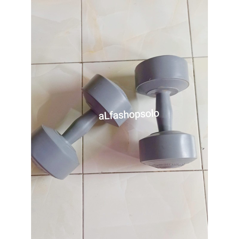 Barbel 3kg/Barbel Dumbel 3kg/Barbel Murah 3kg/Barbel Plastik 3kg SIAP PAKAI MEDIAKIT