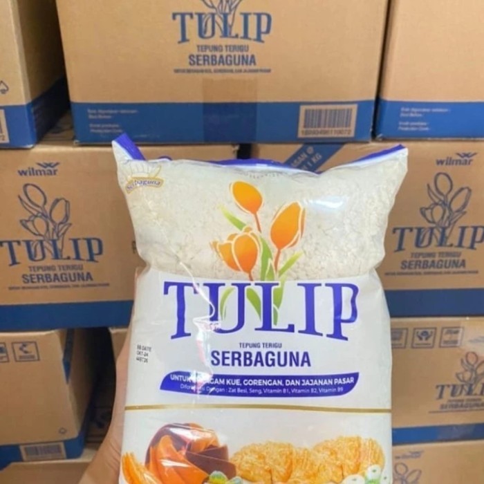 

Tepung Terigu Tulip 1kg Serbaguna Protein Rendah untuk Jajanan Pasar dan Gorengan