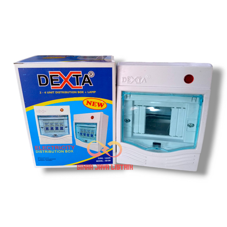 DEXTA Kotak Box MCB IB Inbow / OB Outbow 2-4 Grup Group + Lampu Indikator DX-1234N
