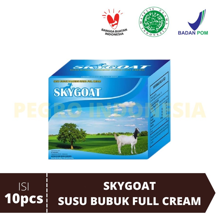 

SKYGOAT/SKY GOAT SUSU KAMBING ETAWA BUBUK FULL CREAM ORIGINAL