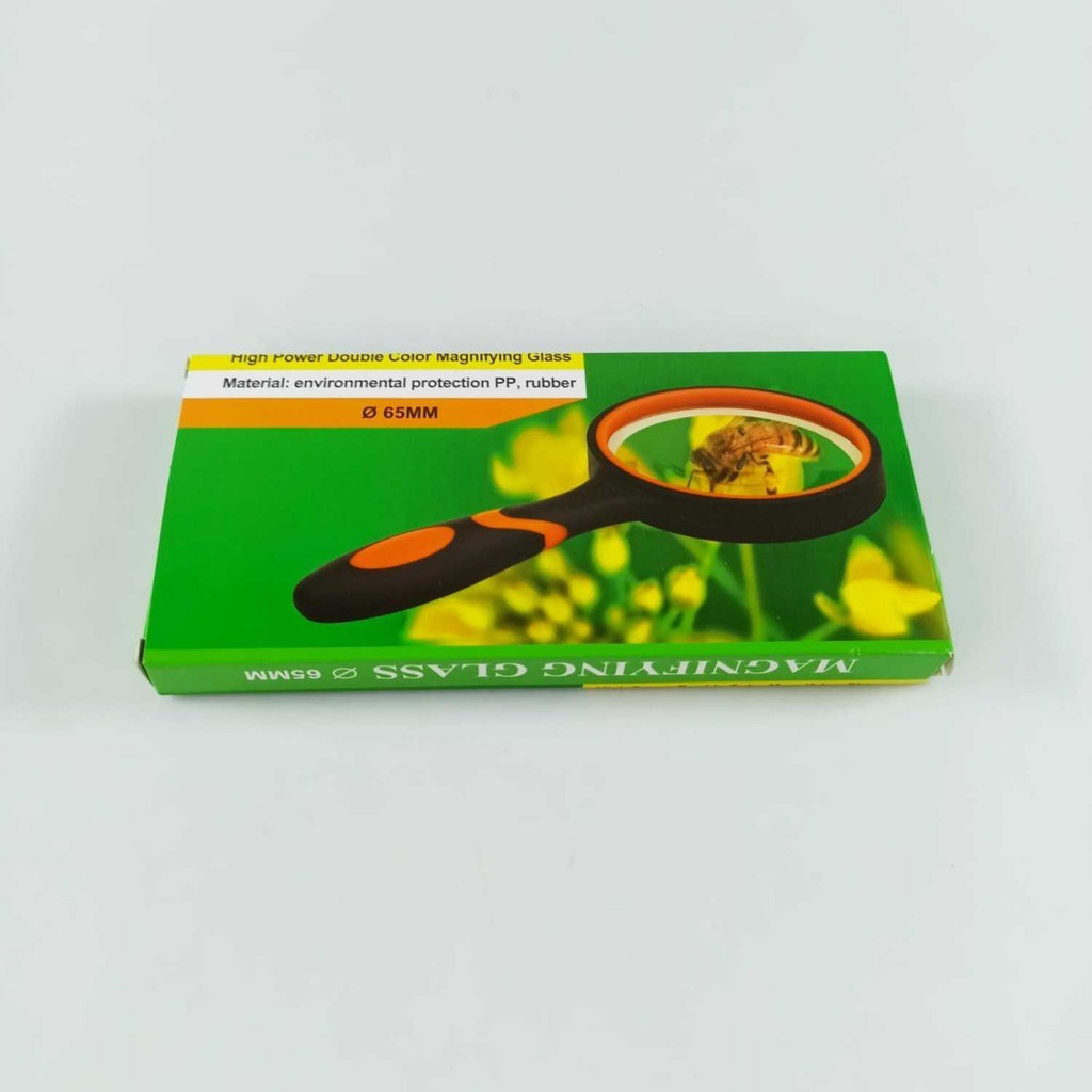 

KANSHPKANSHP NOF Kaca Pembesar Handheld Magnifying Glass Lup Magnifier 65mm 10X - N-10