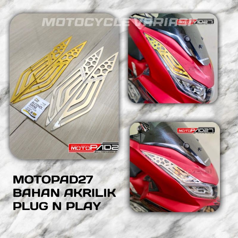 Garnish Lampu Sen Pcx 160 Garnis Cover Sen Pcx 160 aksesoris motor pcx