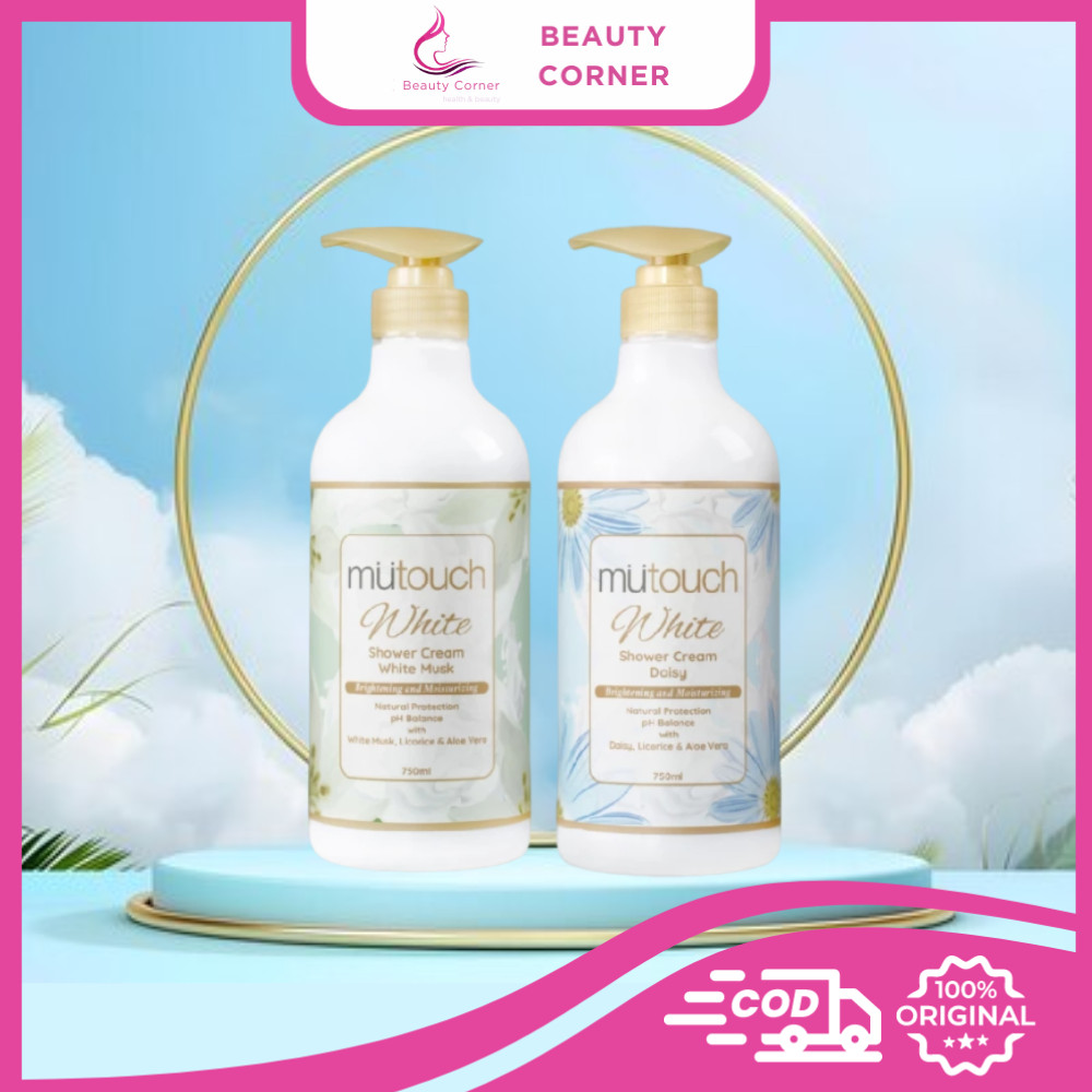 Mutouch White Shower Cream Brightening And Moisturizing - 750ml