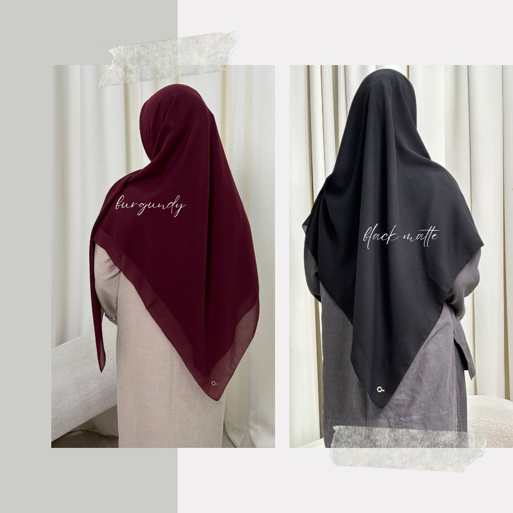 TERPOPULER Ghaniea-Daily Syari Eyelash 145x145cm/Jilbab Syari Voile Arabian Jumbo/Jilbab Syari