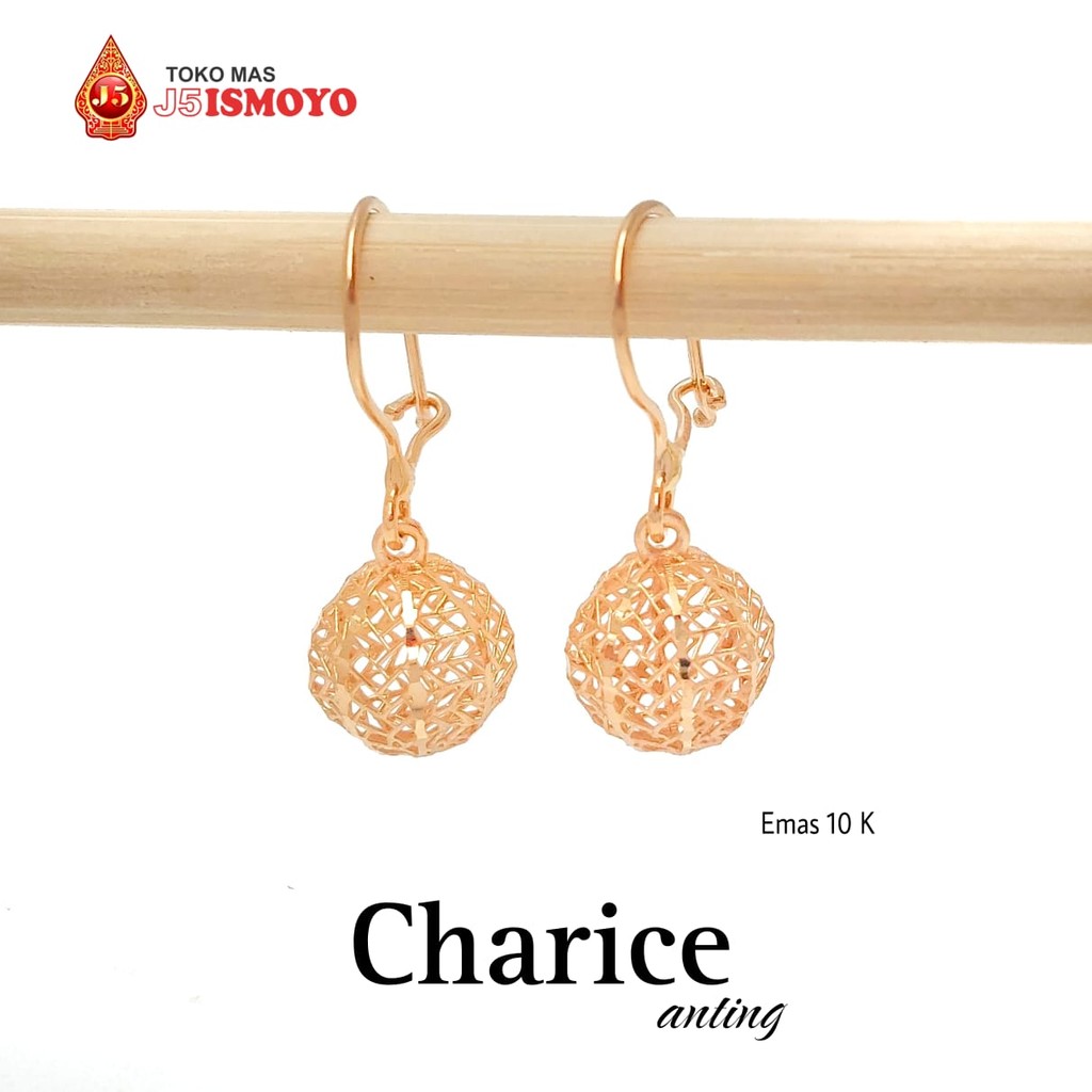 Anting Emas Mas Asli Charice J5 Ismoyo
