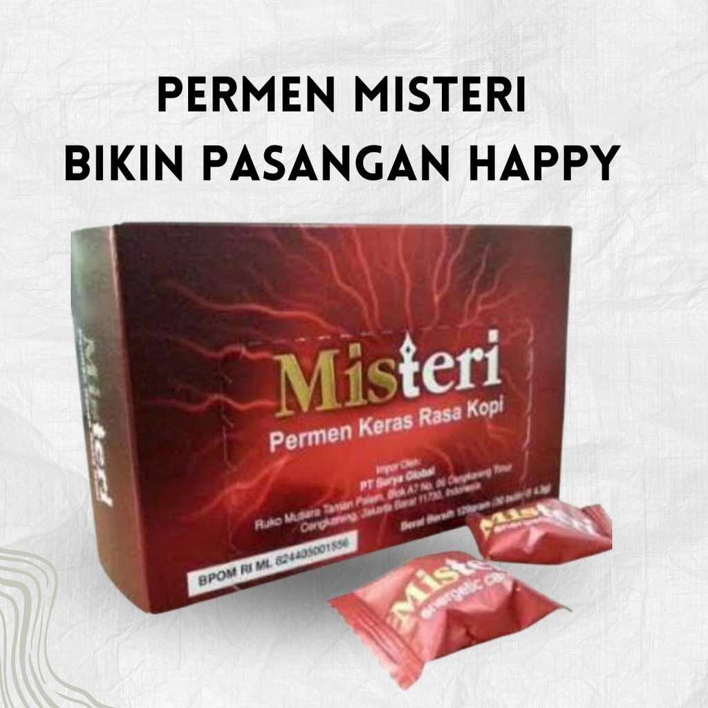 Obat kuat pria wanita Permen Misteri Candy Original Permen Mistery Suplemen Herbal