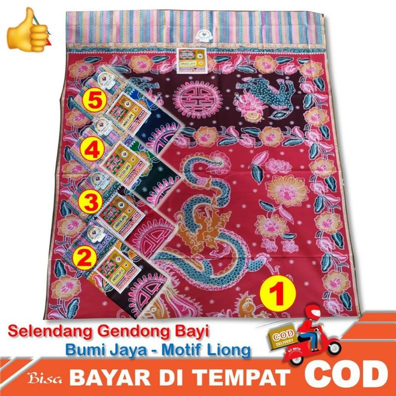 SY JARIK GENDONGAN BAYI KAIN BATIK MOTIF NAGA SELENDANG BAYI UNGGUL JAYA