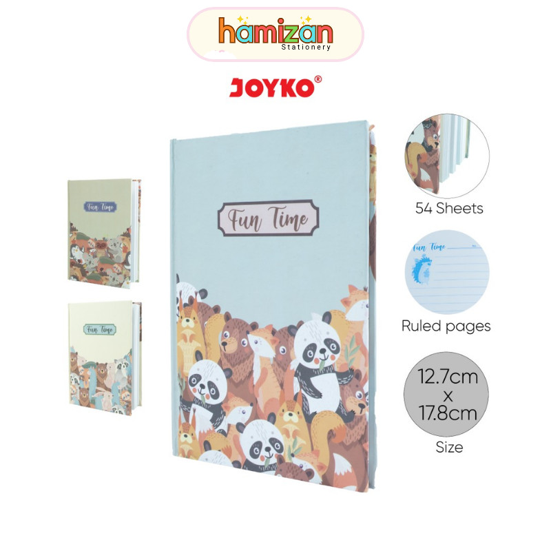 

Notebook / Buku Diary Fancy Lucu Bergaris D-1813FT-51A/C Fun Time Joyko / Buku Tulis Catatan Jurnal Diary Joyko D-1813FT-51 Murah Berkualitas